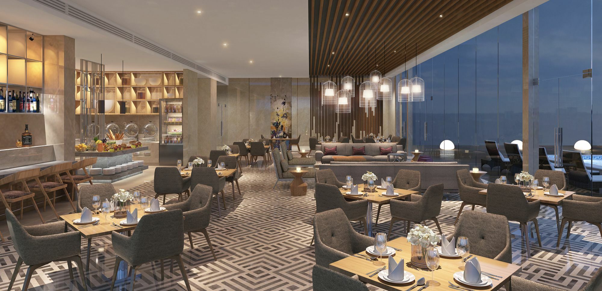 Marriott Executive Apartments Hyderabad Exterior foto